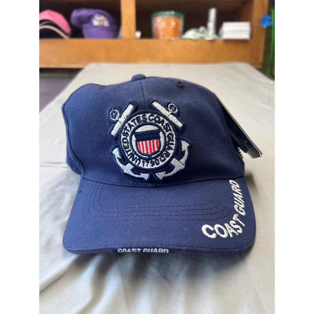 Rapid Dominance US Coast Guard Hat Navy Blue Embroidered Military Cap S001 NWT